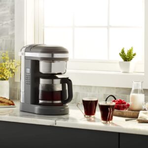 KitchenAid KCM1209DG Drip Coffee Maker, 12 Cup, Matte Grey