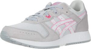 asics lyte classic womens shoes size 7.5, color: polar shade/hot pink