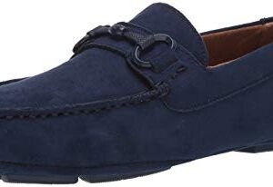 Kenneth Cole REACTION Men's Dawson Bit Driver Driving Style Loafer, Navy, 11