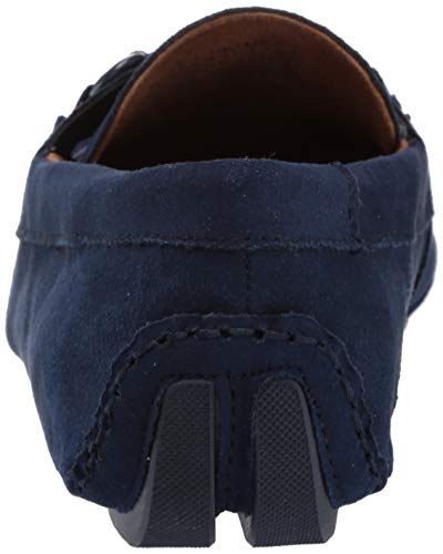 Kenneth Cole REACTION Men's Dawson Bit Driver Driving Style Loafer, Navy, 11