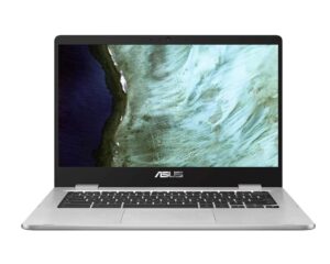 asus chromebook laptop- 15.6" hd anti-glare nanoedge-display, intel dual core celeron n3350-processor, 4gb-ram, 64gb emmc, 180 degree-hinge, chrome os- c523na-bcln6 silver