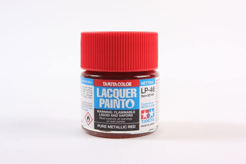 TAMIYA Lacquer Paint LP-46 Pure Metallic Red 10 ML TAM82146 Lacquer Primers & Paints