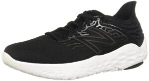 new balance women's fresh foam beacon v3 running shoe, black/white, 6.5