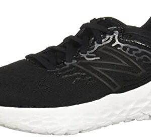 New Balance Women's Fresh Foam Beacon V3 Running Shoe, Black/White, 6.5