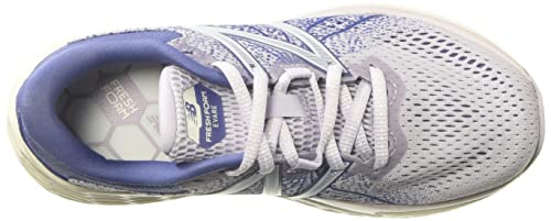 New Balance Women's Fresh Foam Evare V1 Running Shoe, Thistle/Magnetic Blue, 8