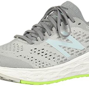 New Balance Women's Fresh Foam Vongo V4 Running Shoe, Light Aluminum/Lime Glo, 5