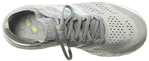 New Balance Women's Fresh Foam Vongo V4 Running Shoe, Light Aluminum/Lime Glo, 5