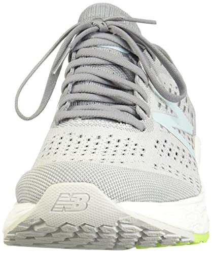 New Balance Women's Fresh Foam Vongo V4 Running Shoe, Light Aluminum/Lime Glo, 5