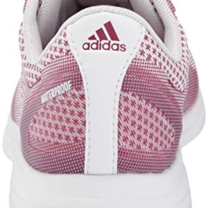 adidas Women's FX4060 Golf Shoe, FTWR White/Power Berry/FTWR White, 6