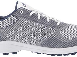 adidas Women's FW7483 Golf Shoe, FTWR White/Tech Indigo/Savannah, 6