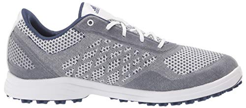 adidas Women's FW7483 Golf Shoe, FTWR White/Tech Indigo/Savannah, 6