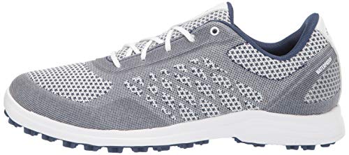 adidas Women's FW7483 Golf Shoe, FTWR White/Tech Indigo/Savannah, 6