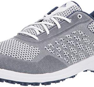 adidas Women's FW7483 Golf Shoe, FTWR White/Tech Indigo/Savannah, 6