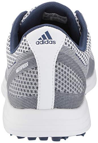 adidas Women's FW7483 Golf Shoe, FTWR White/Tech Indigo/Savannah, 6