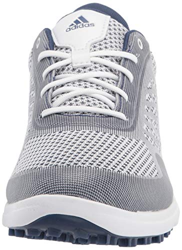 adidas Women's FW7483 Golf Shoe, FTWR White/Tech Indigo/Savannah, 6