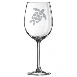 alankathy mugs g123 turtle wine glass etched