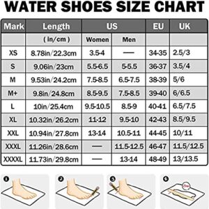 JOTO Water Shoes for Women Men Kids, Barefoot Quick-Dry Aqua Water Socks Slip-on Swim Beach Shoes for Cruise Ship Snorkeling Surfing Kayaking Beach Walking Yoga