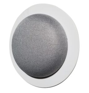 mount genie simple built-in wall mount for google nest mini (2nd gen) | award winning design | improves sound and appearance | designed in usa (1-pack)