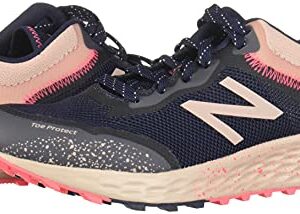 New Balance Women's Fresh Foam Arishi Trail V1 Running Shoe, Saturn Pink/Guava, 9