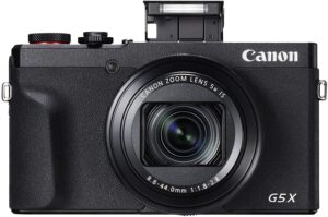 canon powershot g5 x mark ii digital camera w/ 1 inch sensor, wi-fi & nfc enabled, black (international model)