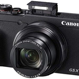 Canon PowerShot G5 X Mark II Digital Camera w/ 1 Inch Sensor, Wi-Fi & NFC Enabled, Black (International Model)