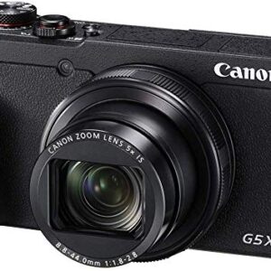 Canon PowerShot G5 X Mark II Digital Camera w/ 1 Inch Sensor, Wi-Fi & NFC Enabled, Black (International Model)