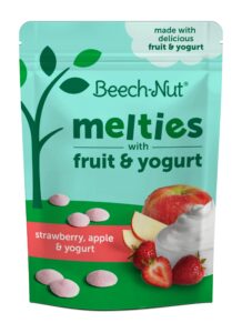 beech-nut melties strawberry, apple & yogurt, 0.11857142857142856 oz