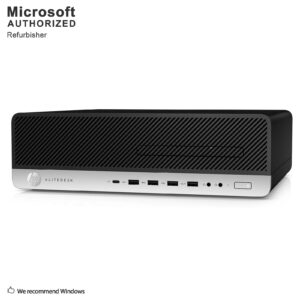 HP EliteDesk 800 G3 Small Form Factor PC, Intel Core Quad i7 6700 up to 4.0 GHz, 16GB DDR4, 3TB, WiFi, BT 4.0, VGA, DP, Win 10 Pro 64-Multi-Language Support English/Spanish/French(Renewed)