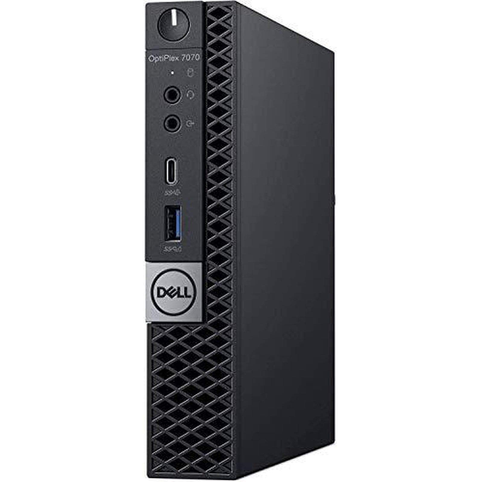 Dell OptiPlex 7070 Micro Desktop Intel Core i7 9th Gen i7-9700T Eight Core 256GB SSD 16GB Windows 10 Pro (Renewed)