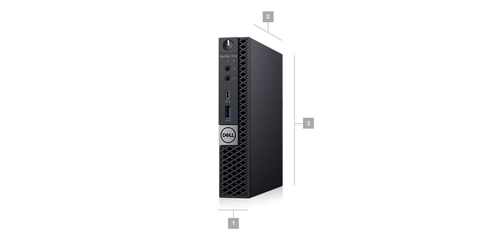 Dell OptiPlex 7070 Micro Desktop Intel Core i7 9th Gen i7-9700T Eight Core 256GB SSD 16GB Windows 10 Pro (Renewed)