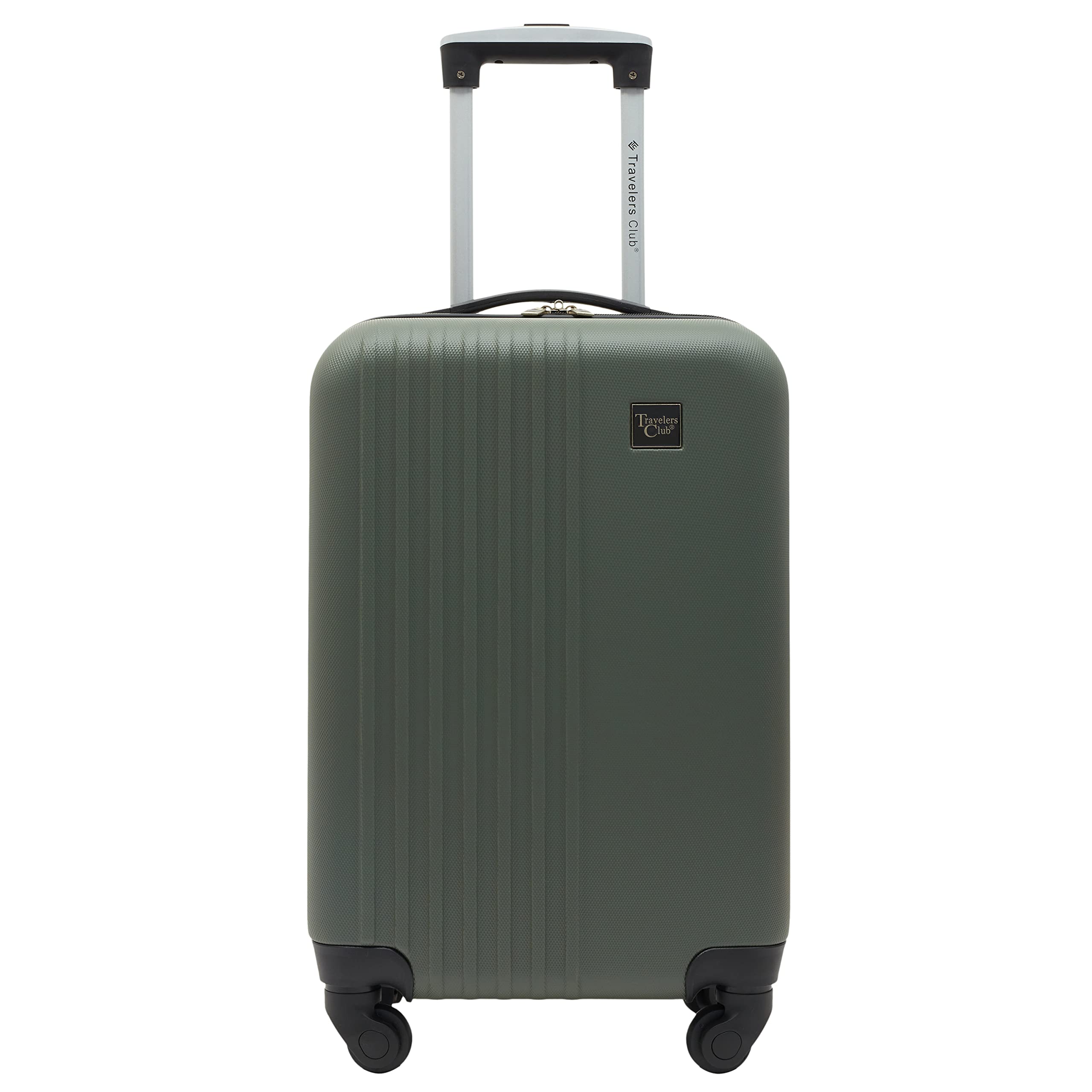 Travelers Club Cosmo Hardside Spinner Luggage, Fern Green, Carry-On 20-Inch