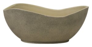 classic home and garden arc pot 12" - stone