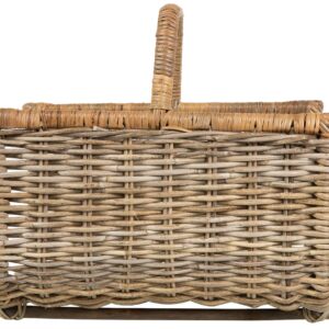 Kobo Fire Log Basket, Gray-Brown