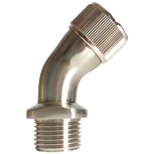 missmin elbow adapter for shower head brushed nickel