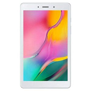 Samsung Galaxy Tab A 8.0" (2019, WiFi Only) 32GB, 5100mAh Battery, Dual Speaker, SM-T290, International Model (Silver) (Renewed)