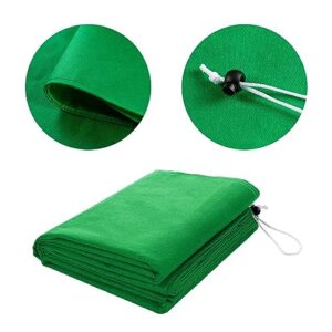 Homimp Frost Protection for Plants,4 Pack of Drawstring Plant Covers (31.5" x 47.3" Inch) Warm Plant Protection Cover Bags for Winter Frost Cold Weather Shrubs & Trees Jacket Covers (Green)