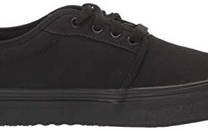 Shoes for Crews Merlin, Men's, Women's, Unisex Slip Resistant Canvas Work Shoes, Water Resistant, Black, Men's 9.5 / Women's 11