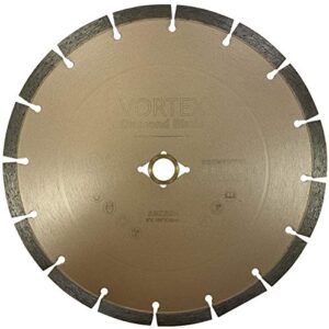 VTXMax VSS 9 inch Dry or Wet Cutting General Purpose Power Saw Segmented Diamond Blades for Concrete Stone Brick Masonry (9")