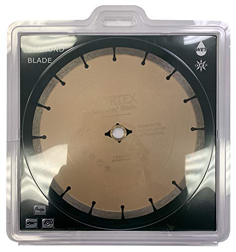 VTXMax VSS 9 inch Dry or Wet Cutting General Purpose Power Saw Segmented Diamond Blades for Concrete Stone Brick Masonry (9")