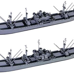 Pit Road ML21 1/700 Skywave Series US Navy Cargo Ship (AK-99 Boot/AK-121 Zabic) Liberty Ship Set of 2 Plastic Model