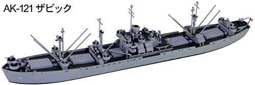 Pit Road ML21 1/700 Skywave Series US Navy Cargo Ship (AK-99 Boot/AK-121 Zabic) Liberty Ship Set of 2 Plastic Model