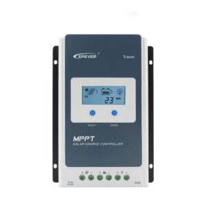 epever 40a mppt solar charge controller 12/24v dc automatically identifying system voltage common negative grounding compitable with lead-acid and lithium batteries