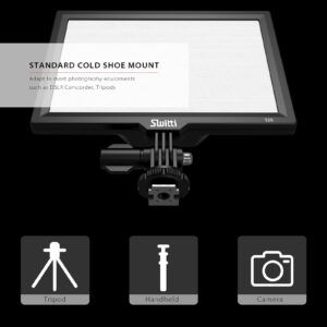 Switti S20 Camera Light, LED Light Mounted on DSLR Cameras/Camcorder, Portable Video Light Panel for Photography, YouTube Video, Vlog Lighting| 3200K-5600K, CRI95+