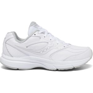 Saucony Women's Integrity WLK 3 Walking Shoes, White, 8