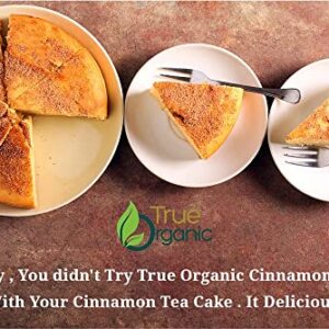 True Organic Ceylon Cinnamon Powder, 1 lb, Premium Grade Ceylon Cinnamon, Gluten Free Cinnamon Powder, Organic Cinnamon powder USDA & Kosher Certified, Non-GMO.