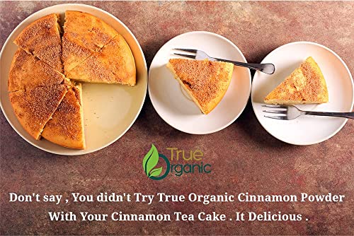 True Organic Ceylon Cinnamon Powder, 1 lb, Premium Grade Ceylon Cinnamon, Gluten Free Cinnamon Powder, Organic Cinnamon powder USDA & Kosher Certified, Non-GMO.