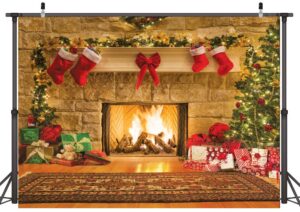 cylyh 10x8ft christmas photography backdrops child christmas fireplace decoration background for photochristmas party background d087