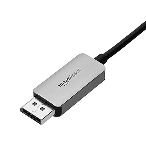 AmazonBasics Aluminum USB-C to DisplayPort Cable - 3-Foot - Amazon Vine