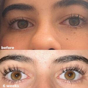 nuorganic Lash Growth Serum - Thicker + Longer + Stronger Eye Lashes in 30 Days - Natural + Vegan + Cruelty Free - As Seen on Tiktok! Extra Large Bottle + 3 Month Supply - 0.3 fl Oz / 8ml