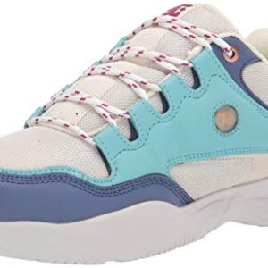 DC Women's DECEL Skate Shoe, Jade Cream 6 medium US